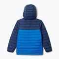 Columbia Powder Lite Hooded bright indigo/collegiate navy παιδικό πουπουλένιο μπουφάν με κουκούλα 6