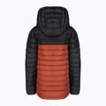 Columbia Powder Lite Hooded παιδικό πουπουλένιο μπουφάν με κουκούλα warp red/shark 2