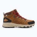 Columbia Peakfreak II Mid Outdry Leather Elk/μαύρες ανδρικές μπότες πεζοπορίας 2