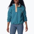 Columbia Helvetia Cropped 1/2 cloudburst/canoe γυναικείο fleece φούτερ 4