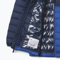 Columbia Powder Lite II Hooded mountain blue/ collegiate navy παιδικό πουπουλένιο μπουφάν με κουκούλα 3