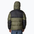 Ανδρικό Columbia Pike Lake II Hooded πέτρινο πράσινο/ καρχαρίας 399 πουπουλένιο μπουφάν με κουκούλα 2