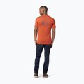 Ανδρικό Smartwool Wilderness Summit Graphic Tee καφέ SW016673J33 t-shirt για πεζοπορία 3