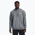 Ανδρικό φούτερ Under Armour Essential Fleece Hoodie pitch gray medium heather/white