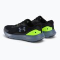 Under Armour Surge 3 ανδρικά παπούτσια για τρέξιμο μαύρο-πράσινο 3024883 3