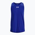 Under Armour Baseline Cotton Tank ανδρικό μπλουζάκι μπάσκετ μπλε 1361901 3