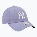 Γυναικείο καπέλο μπέιζμπολ New Era Wmns League Ess 940 Nyy Lvd pastel purple