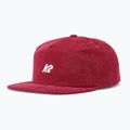 K2 Corduroy Snapback καπέλο κόκκινο