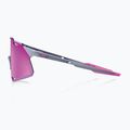 Γυαλιά ηλίου 100% Hypercraft gloss light grey/purple multilayer mirror 3