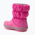 Παιδικές μπότες χιονιού Crocs Winter Puff Kids electric pink/light grey 3