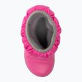 Παιδικές μπότες χιονιού Crocs Winter Puff Kids electric pink/light grey 5