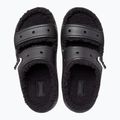 Crocs Classic Cozzzy Sandal μαύρα/μαύρα σανδάλια σαγιονάρες 12