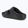 Crocs Classic Cozzzy Sandal μαύρα/μαύρα σανδάλια σαγιονάρες 3