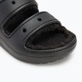 Crocs Classic Cozzzy Sandal μαύρα/μαύρα σανδάλια σαγιονάρες 7