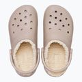 Crocs Classic Clog με επένδυση μανιτάρι/κόκαλο σαγιονάρες 13