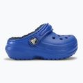 Παιδικές παντόφλες Crocs Classic Lined blue bolt 3