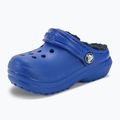 Παιδικές παντόφλες Crocs Classic Lined blue bolt 8