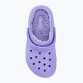 Παιδικές παντόφλες Crocs Classic Lined digital violet 6