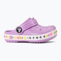 Παιδικές παντόφλες Crocs Bayaband Charm Band Clog Toddler orchid 3