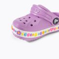 Παιδικές παντόφλες Crocs Bayaband Charm Band Clog Toddler orchid 8