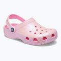 Παιδικές παντόφλες Crocs Classic Glitter Clog flamingo 9