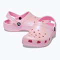 Παιδικές παντόφλες Crocs Classic Glitter Clog flamingo 11