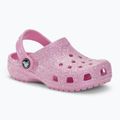 Παιδικές παντόφλες Crocs Classic Glitter Clog T flamingo 2