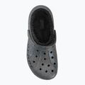 Γυναικείες παντόφλες Crocs Baya Platform Lined Glitter Clog black giltter 6