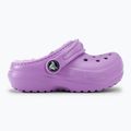 Παιδικές παντόφλες Crocs Classic Lined orchid 3