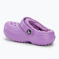 Παιδικές παντόφλες Crocs Classic Lined orchid 4