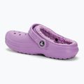 Παιδικές παντόφλες Crocs Classic Lined orchid 4