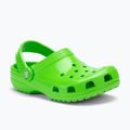 Παιδικές παντόφλες Crocs Classic Neon Highlighter Clog Kids green slime 2