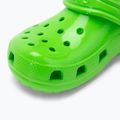 Παιδικές παντόφλες Crocs Classic Neon Highlighter Clog Kids green slime 8