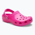 Παιδικές παντόφλες Crocs Classic Neon Highlighter Clog pink crush 9