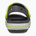 Crocs Crocband Cruiser Παιδικά σανδάλια γκρι σχιστόλιθο/οξύτητα 3