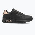 Γυναικεία παπούτσια SKECHERS Uno Shimmer Away black/gold 2