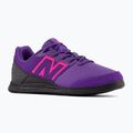 New Balance Audazo V6 Command IN παιδικά ποδοσφαιρικά παπούτσια μωβ 10