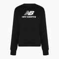 Γυναικείο φούτερ προπόνησης New Balance Essentials Stacked Logo French Terry Hoodie μαύρο WT31532BK 5