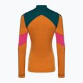 Γυναικείο Smartwool Merino Baselayer Colorblock θερμικό μακρυμάνικο 1/4 Zip Boxed marmalade 4