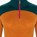 Γυναικείο Smartwool Merino Baselayer Colorblock θερμικό μακρυμάνικο 1/4 Zip Boxed marmalade 5