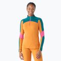 Γυναικείο Smartwool Merino Baselayer Colorblock θερμικό μακρυμάνικο 1/4 Zip Boxed marmalade