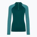 Γυναικεία Smartwool Classic Thermal Merino Baselayer 1/4 Zip Boxed Emerald Thermal Longsleeve 3