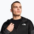 Ανδρικό trekking φούτερ The North Face Ma Full Zip Fleece άσφαλτος γκρι/μαύρο 4