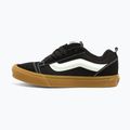 Vans Knu Skool μαύρα/ παπούτσια με κόμμι 2