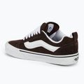 Vans Knu Skool καφέ/λευκά παπούτσια 3