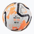 Nike Premier League ποδοσφαίρου Pitch λευκό/πολυπορτοκαλί/μαύρο μέγεθος 5 6