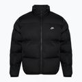 Ανδρικό μονωμένο μπουφάν Nike Sportswer Club Puffer μαύρο/λευκό