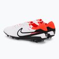 Nike Tiempo Legend 10 Pro FG άσπρο/μαύρο/βυσσινί μποτάκια ποδοσφαίρου 3