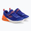 SKECHERS Microspec Max Gorvix βασιλικό/πορτοκαλί παιδικά παπούτσια προπόνησης 4