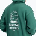 Ανδρικό New Balance Hoops Fleece Hoodie team forest green 4